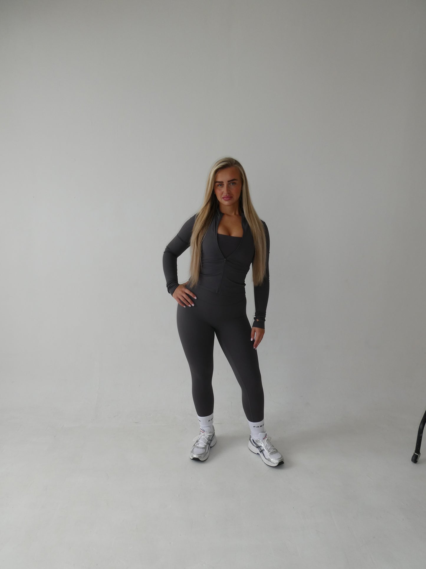 Forme Grey Zip Up Jacket