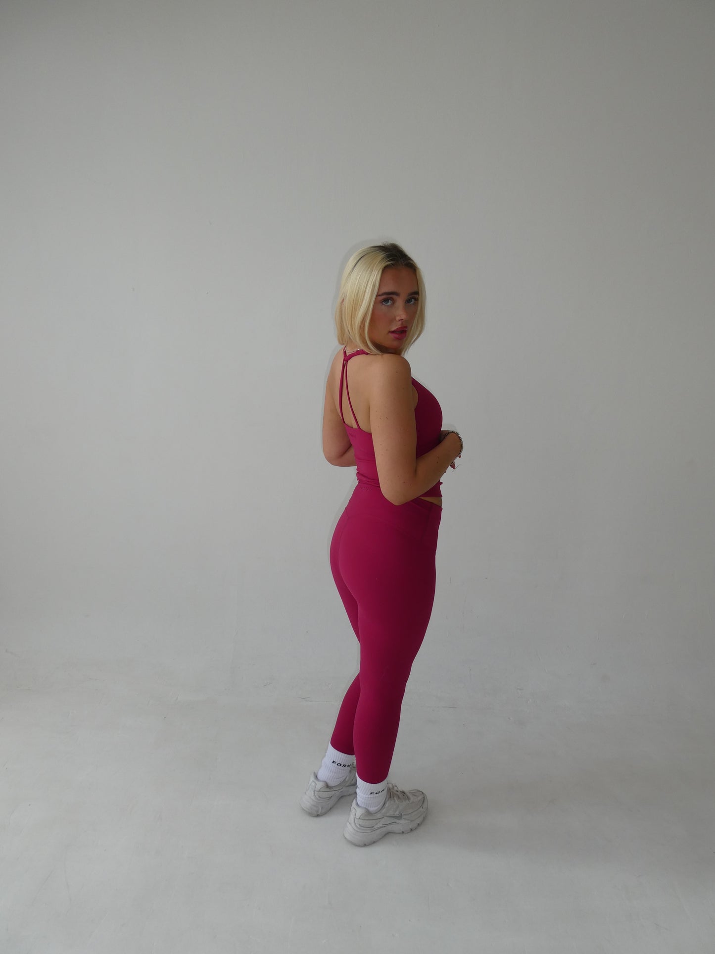 Forme Raspberry Strappy Racer Back