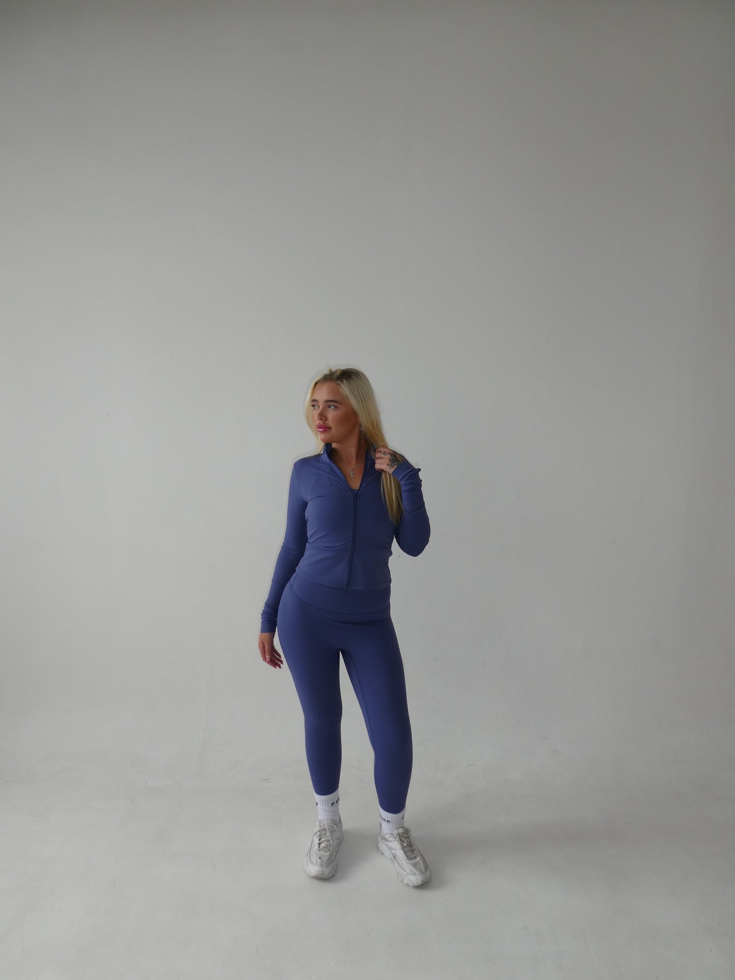 Forme Essential Blueberry Zip Up Jacket