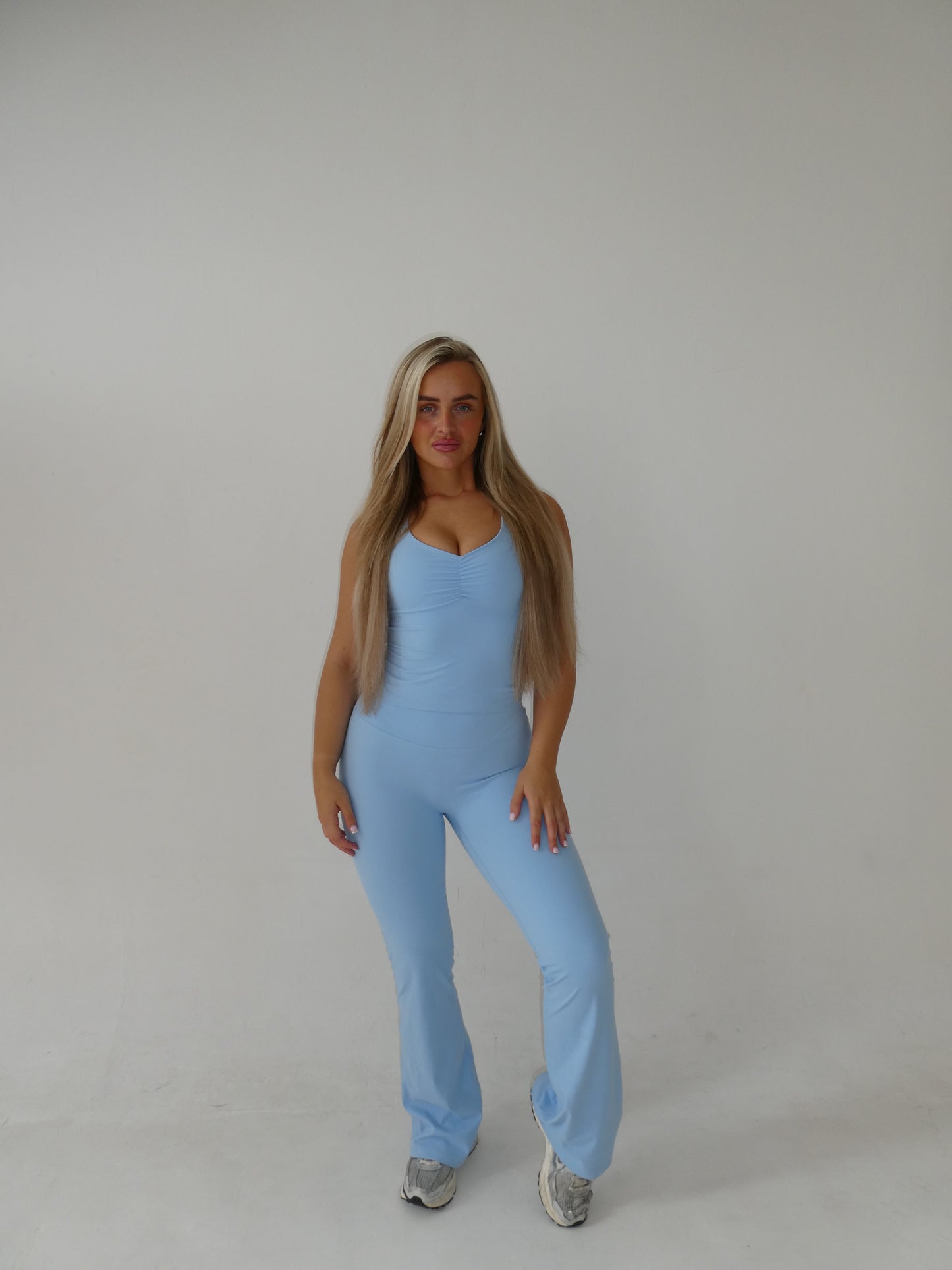Forme Sky Blue Flared Leggings