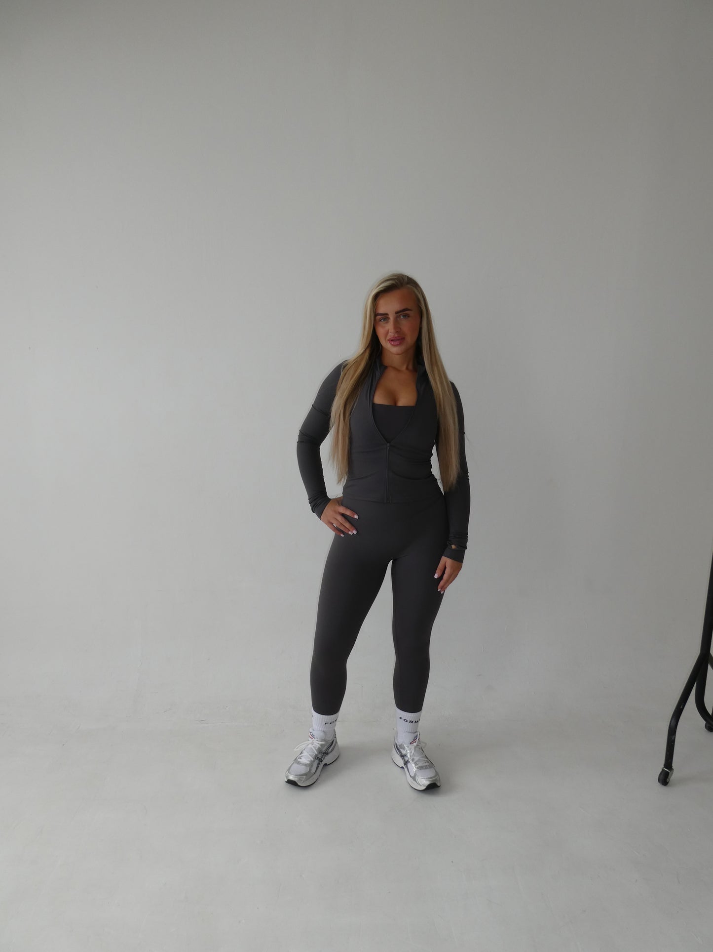 Forme Essential Grey Zip Up Jacket