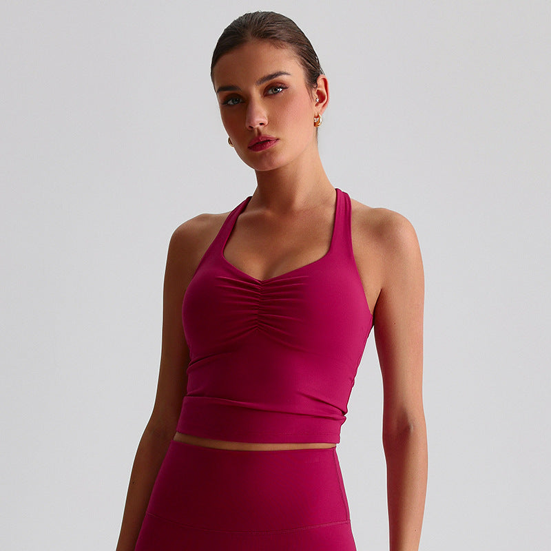 Forme Raspberry Strappy Racer Back