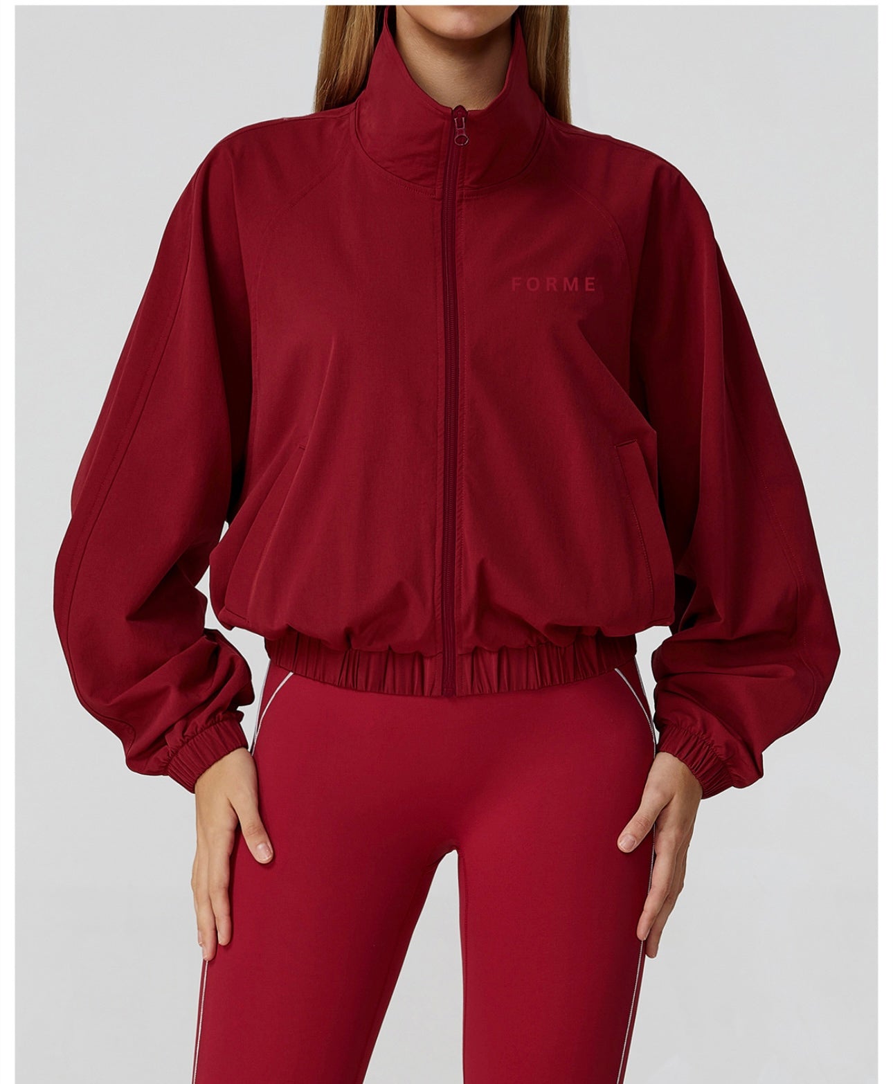 The Off-Duty Jacket Cherry