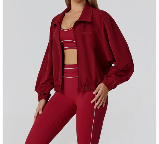 The Off-Duty Jacket Cherry